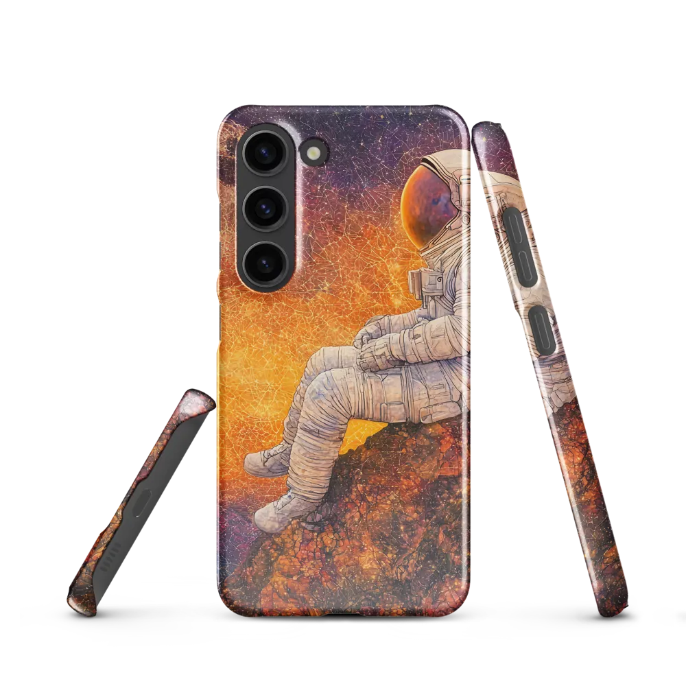 Cosmic Contemplation | Phone Case |  S23 | Snap Case | Glossy