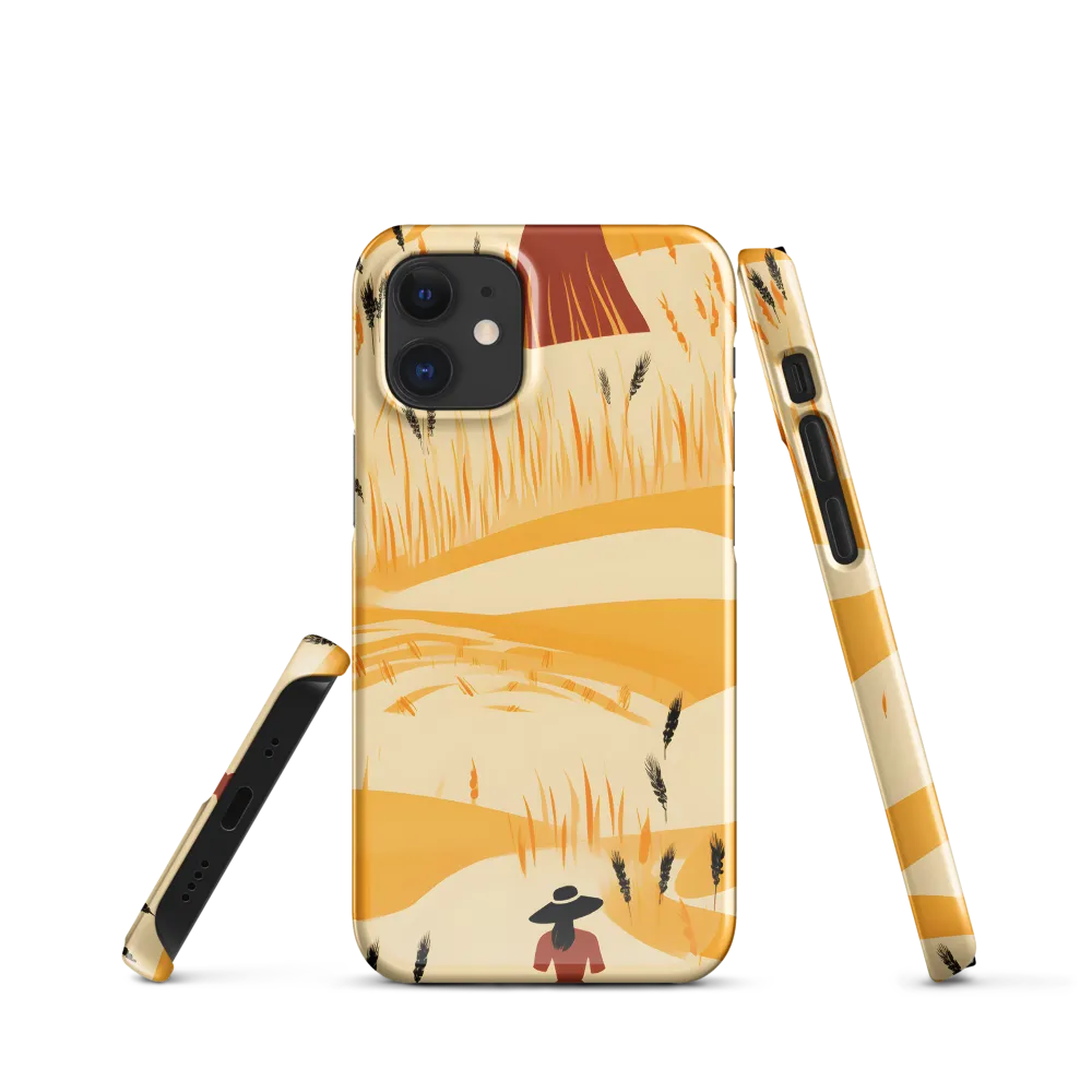 Embracing the Fields: A Floral Journey | Phone Case |  12 Mini | Snap Case | Glossy