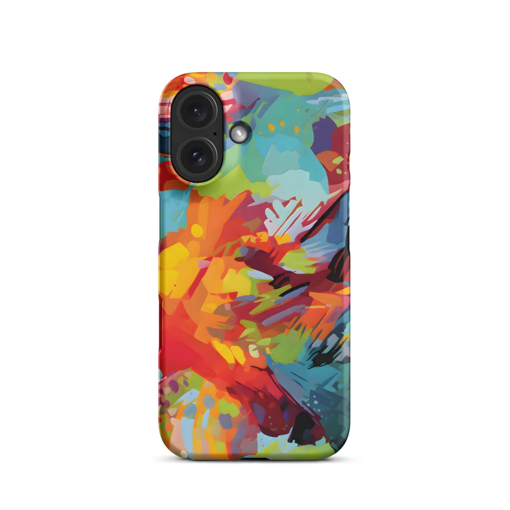 Colorful Lizard: An Abstract Adventure | Phone Case |  16 | Snap Case | Matte