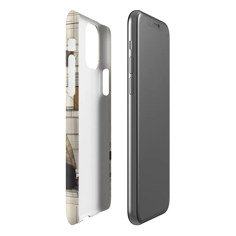 Quiet Reflections in Line | Phone Case |  11 Pro | Snap Case | Matte