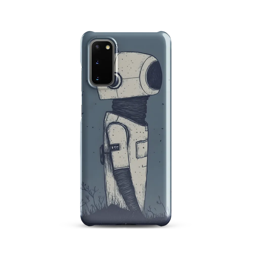 Contemplative Robot in a Barren Landscape