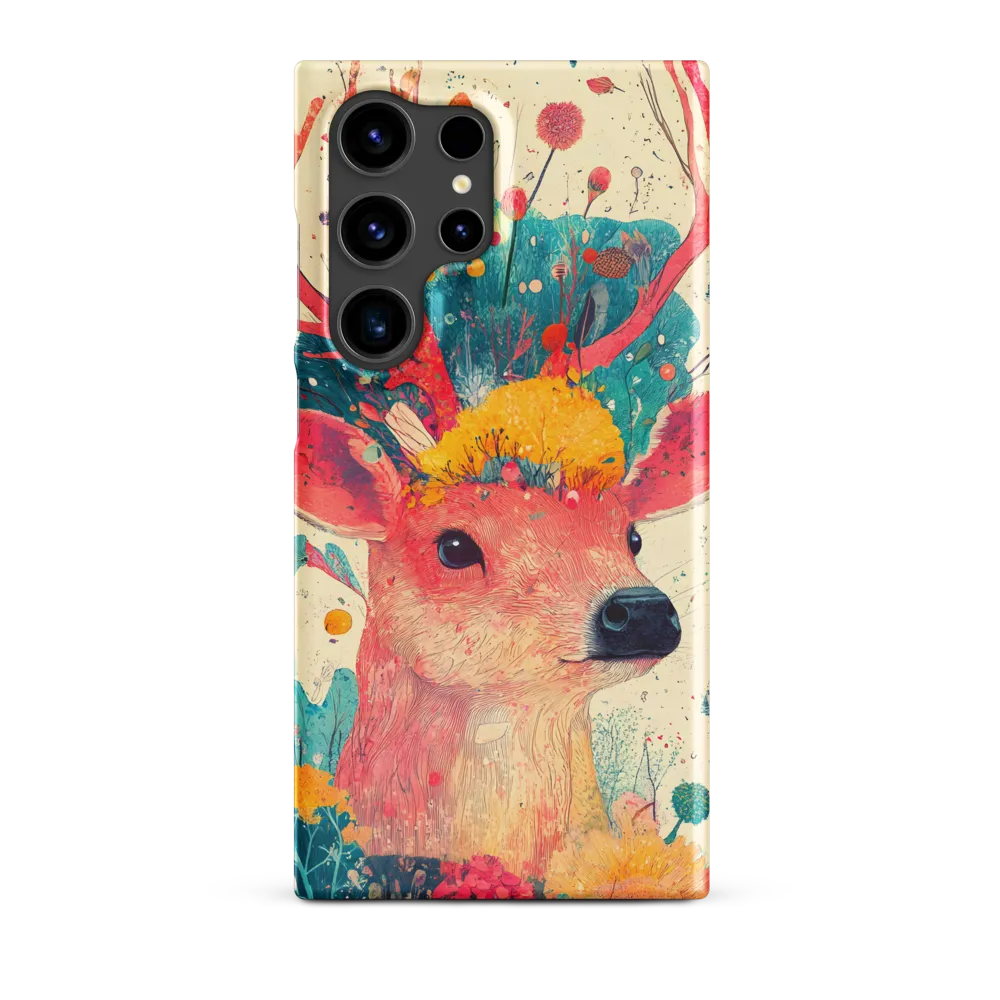 Whimsical Harmony: A Deer in Bloom