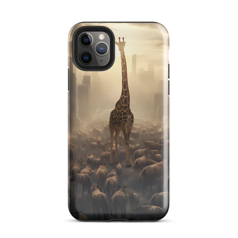 Urban Serengeti: A Giraffe's Perspective | Phone Case |  11 Pro Max | Tough Case | Glossy