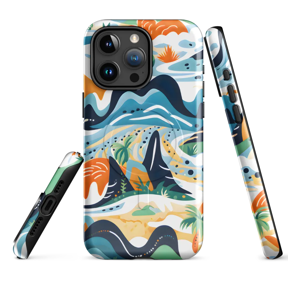 Abstract Tropical Landscape