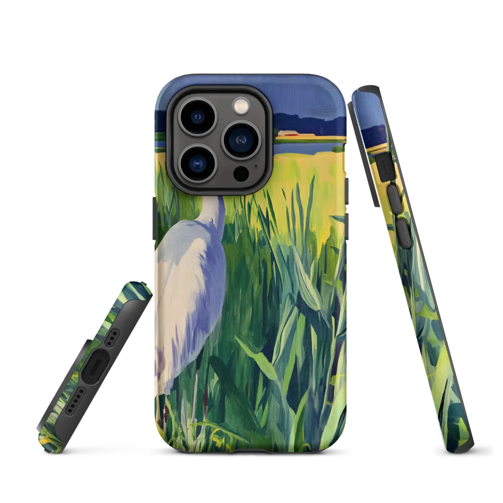 Graceful Presence: The Heron in the Meadow