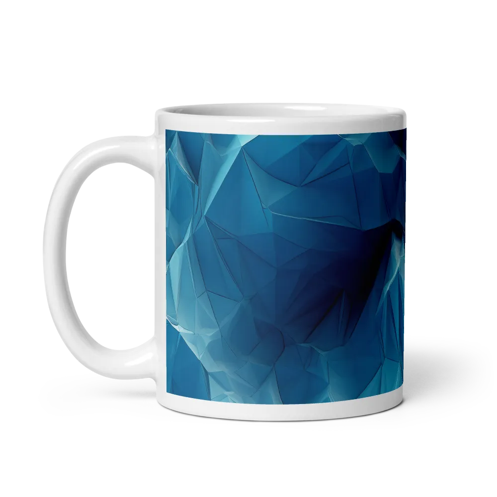 Serenity in Blue | Mug with White inside | 11 oz