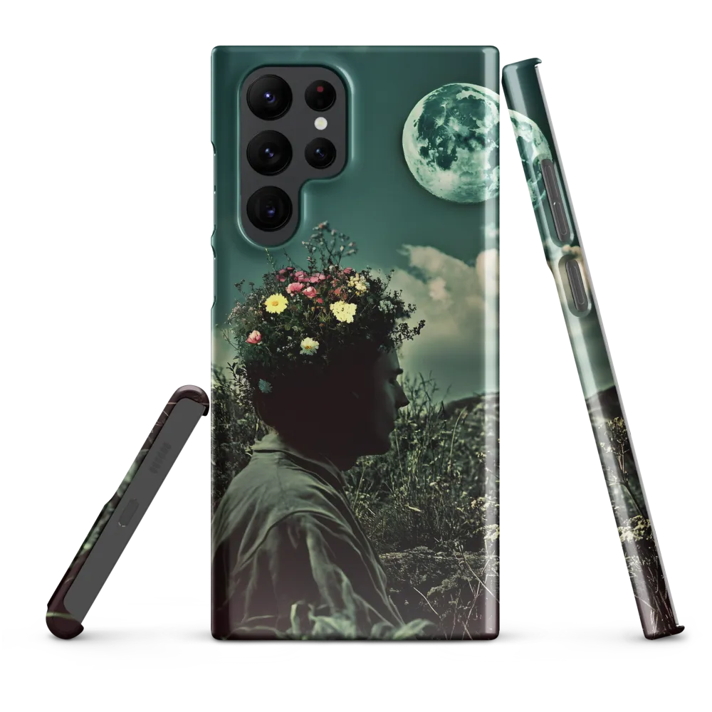 Moonlit Blossom | Phone Case |  S22 Ultra | Snap Case | Glossy