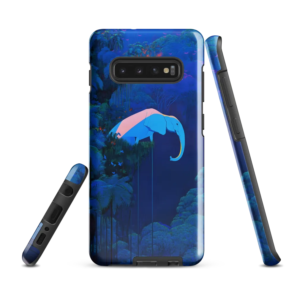 Floating Dreams: The Elephant in the Jungle | Phone Case |  S10 Plus | Tough Case | Glossy