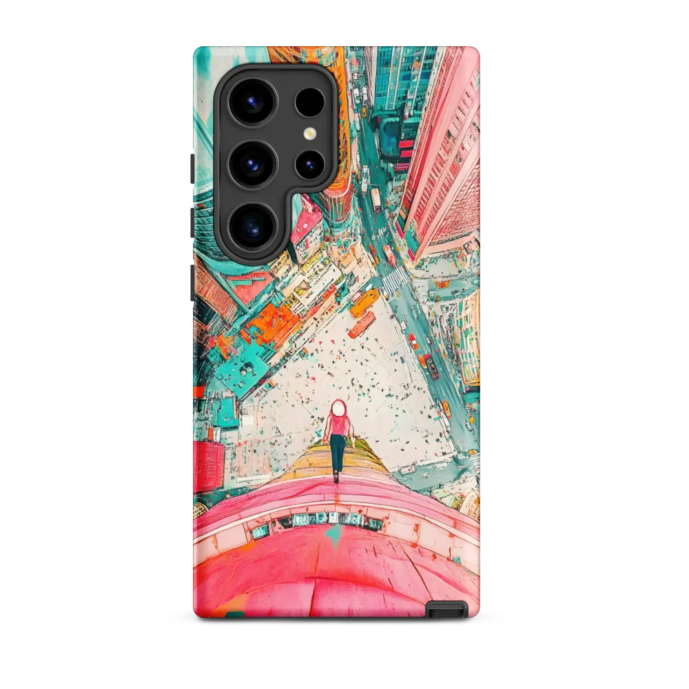 Vertical Horizons: A Surreal Cityscape Adventure | Phone Case |  S24 Ultra | Tough Case | Matte