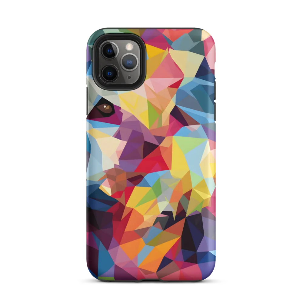 Playful Geometry: The Bear's Face | Phone Case |  11 Pro Max | Tough Case | Matte