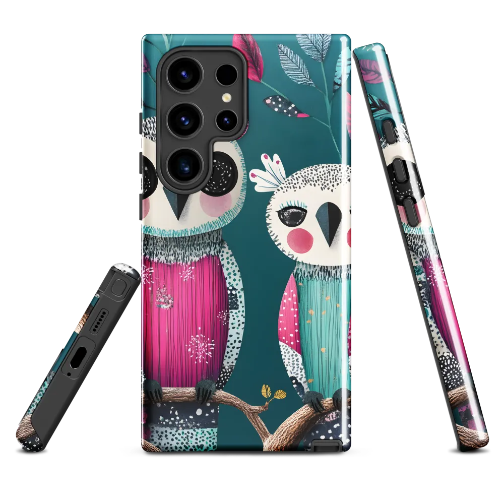 Whimsical Duo: A Celebration of Nature and Color