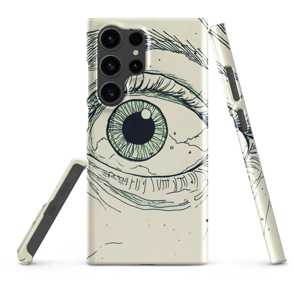 Observant Gaze | Phone Case |  S23 Ultra | Snap Case | Glossy