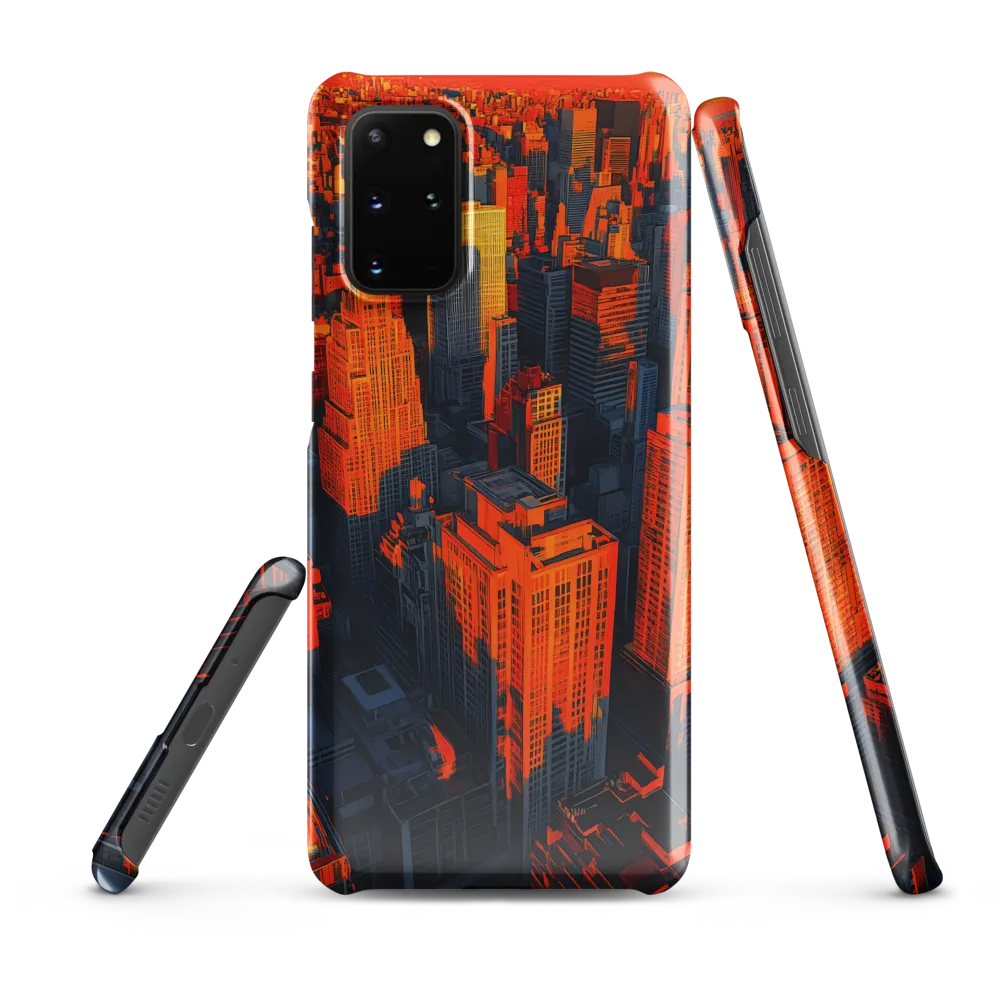 Urban Dawn: A Digital Ode to Skyscrapers | Phone Case |  S20 Plus | Snap Case | Glossy