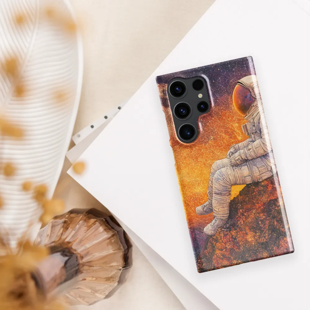 Cosmic Contemplation | Phone Case |  S23 Ultra | Snap Case | Glossy