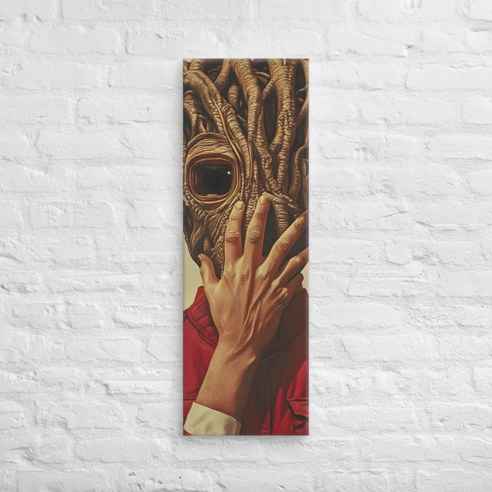 The Mask of Roots | Canvas | 12″×36″