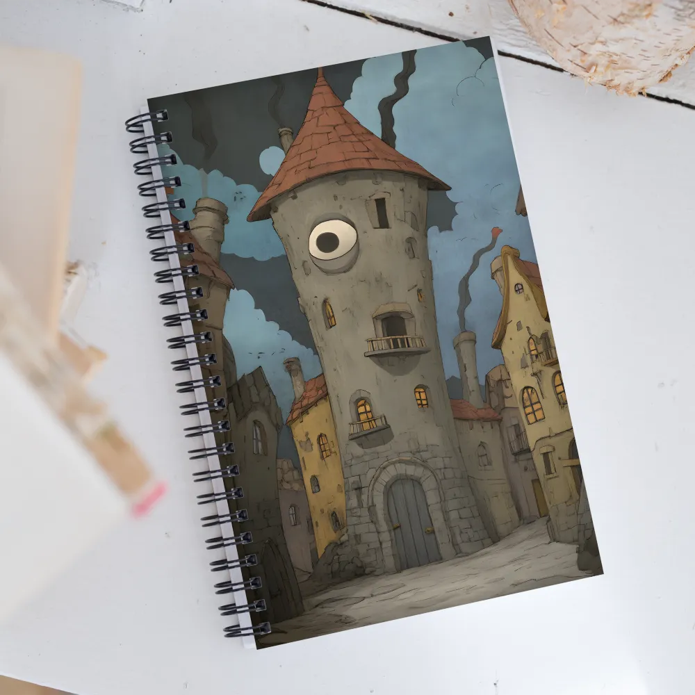 The Enigmatic Watchtower | Spiral Notebook