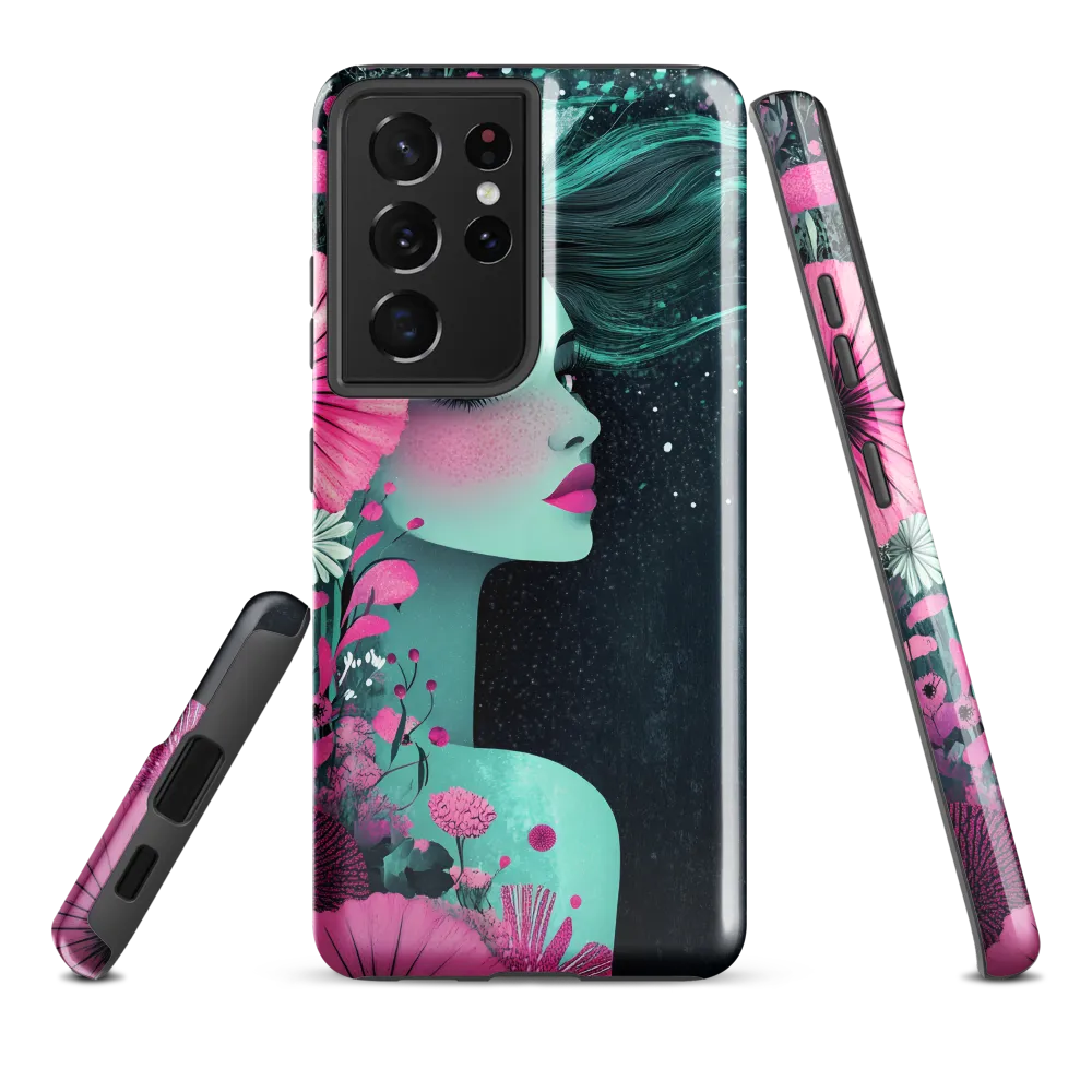 Floral Harmony: Portrait of Serenity