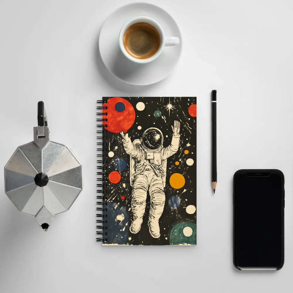 Floating in the Cosmos | Spiral Notebook