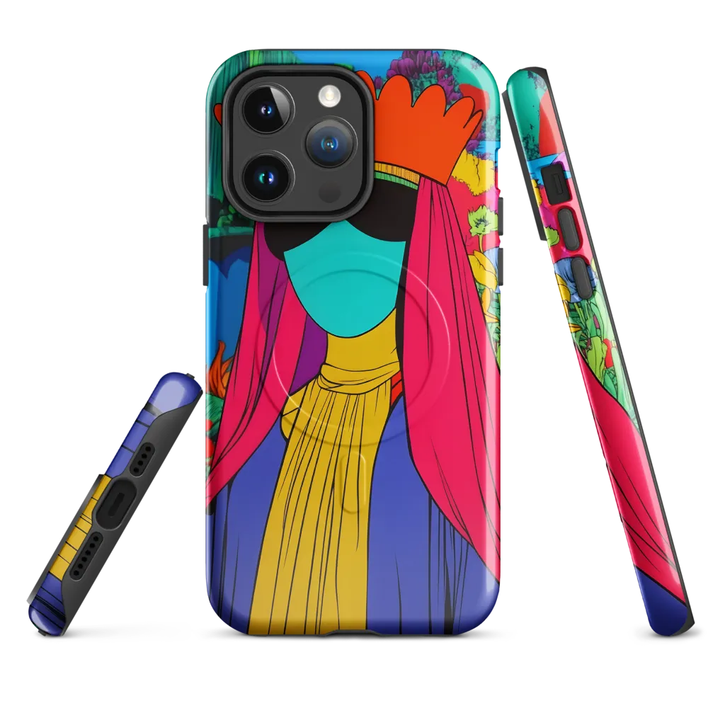 Crowned Surrealism | Phone Case |  14 Pro Max | MagSafe® Tough Case | Glossy