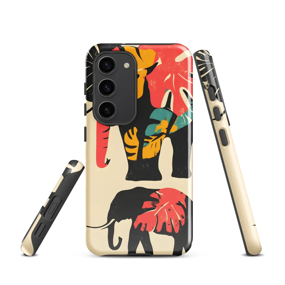 Tropical Elegance: The Elephant's Dance