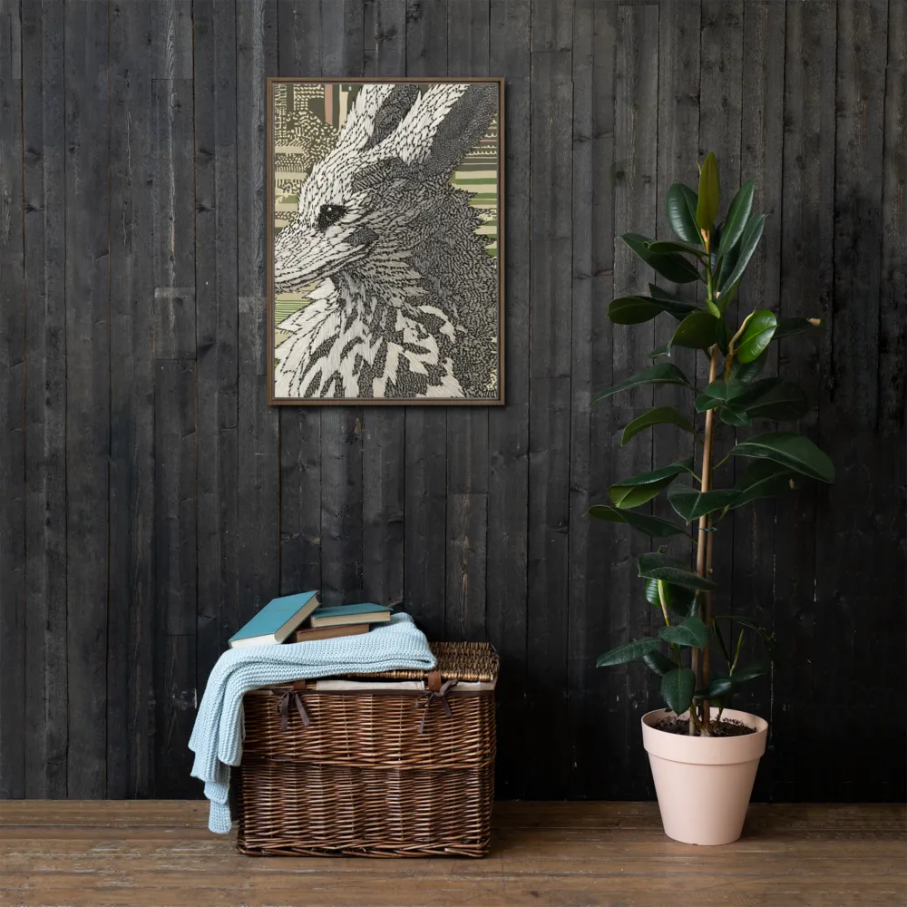 Reflections of the Forest | Canvas with Brown Frame | 20″×28″