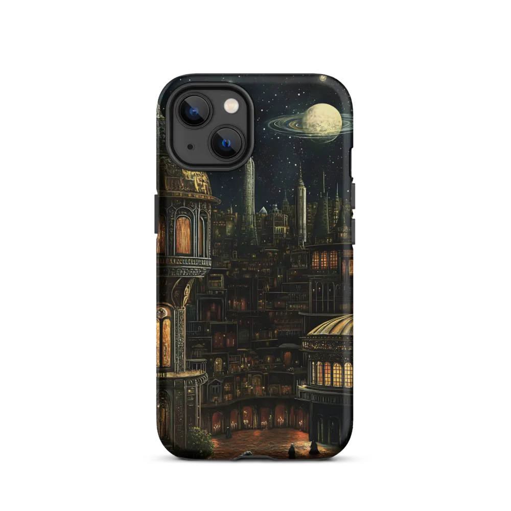 Celestial Enigma: A Surreal Cityscape