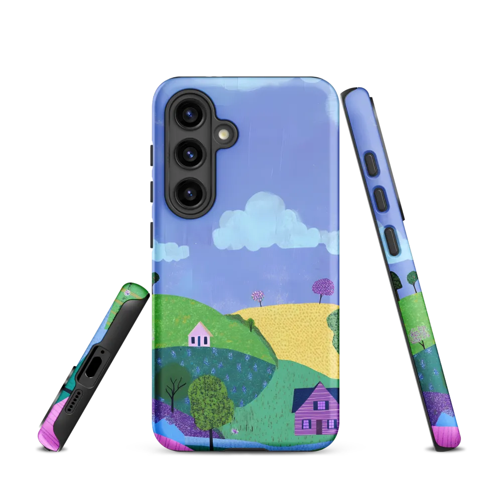 Whimsical Hills and Quaint Homes | Phone Case |  S24 | Tough Case | Matte