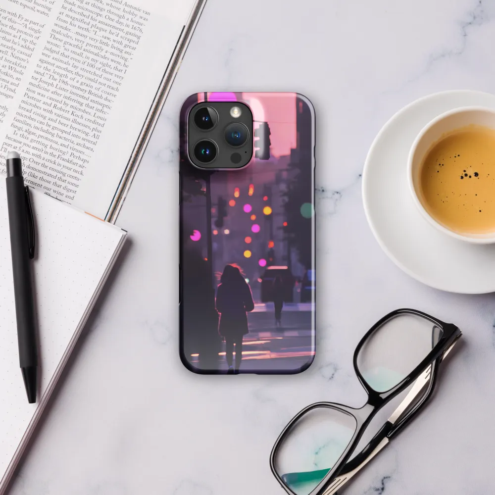 City Silhouettes at Dusk | Phone Case |  16 Pro Max | Snap Case | Glossy