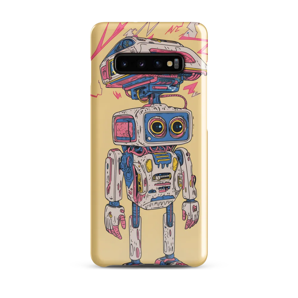 Whimsical Robot Delight | Phone Case |  S10 Plus | Snap Case | Glossy