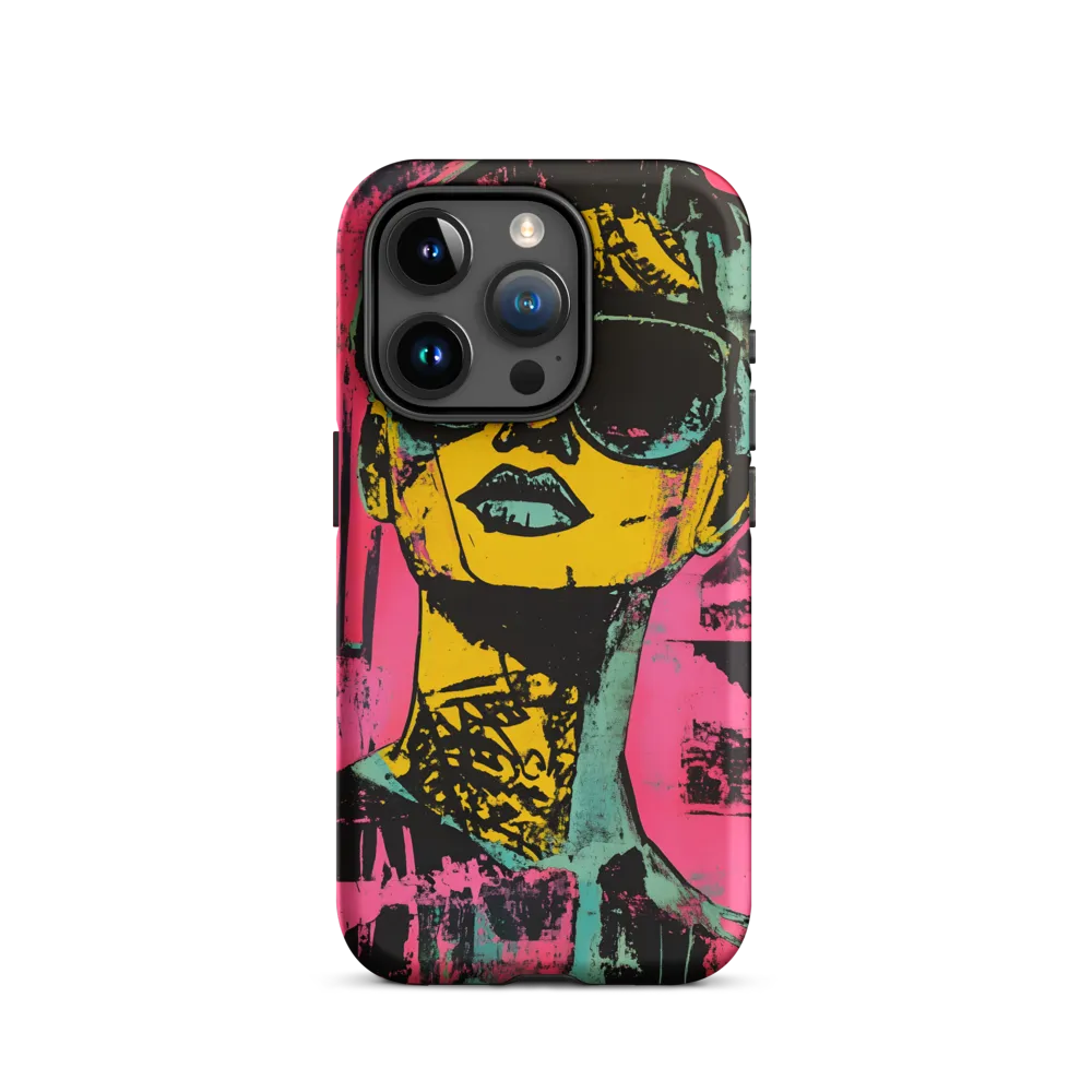 Confident Portrait in Neon Colors