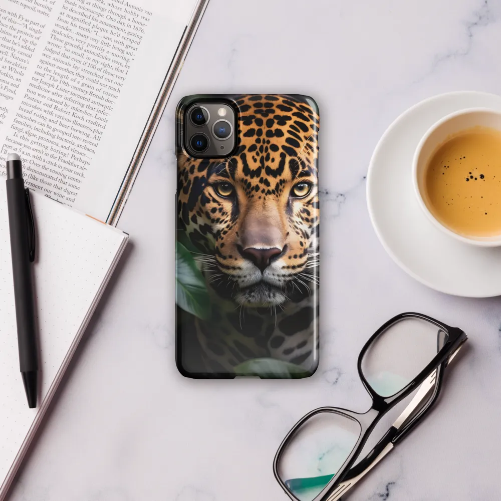 The Intensity of Nature: A Jaguar’s Gaze | Phone Case |  11 Pro Max | Snap Case | Glossy