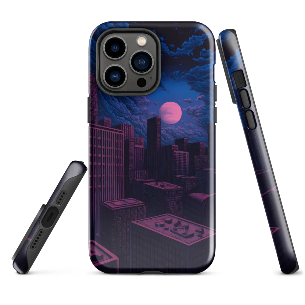 Moonlit Urban Dreams | Phone Case |  14 Pro Max | Tough Case | Glossy