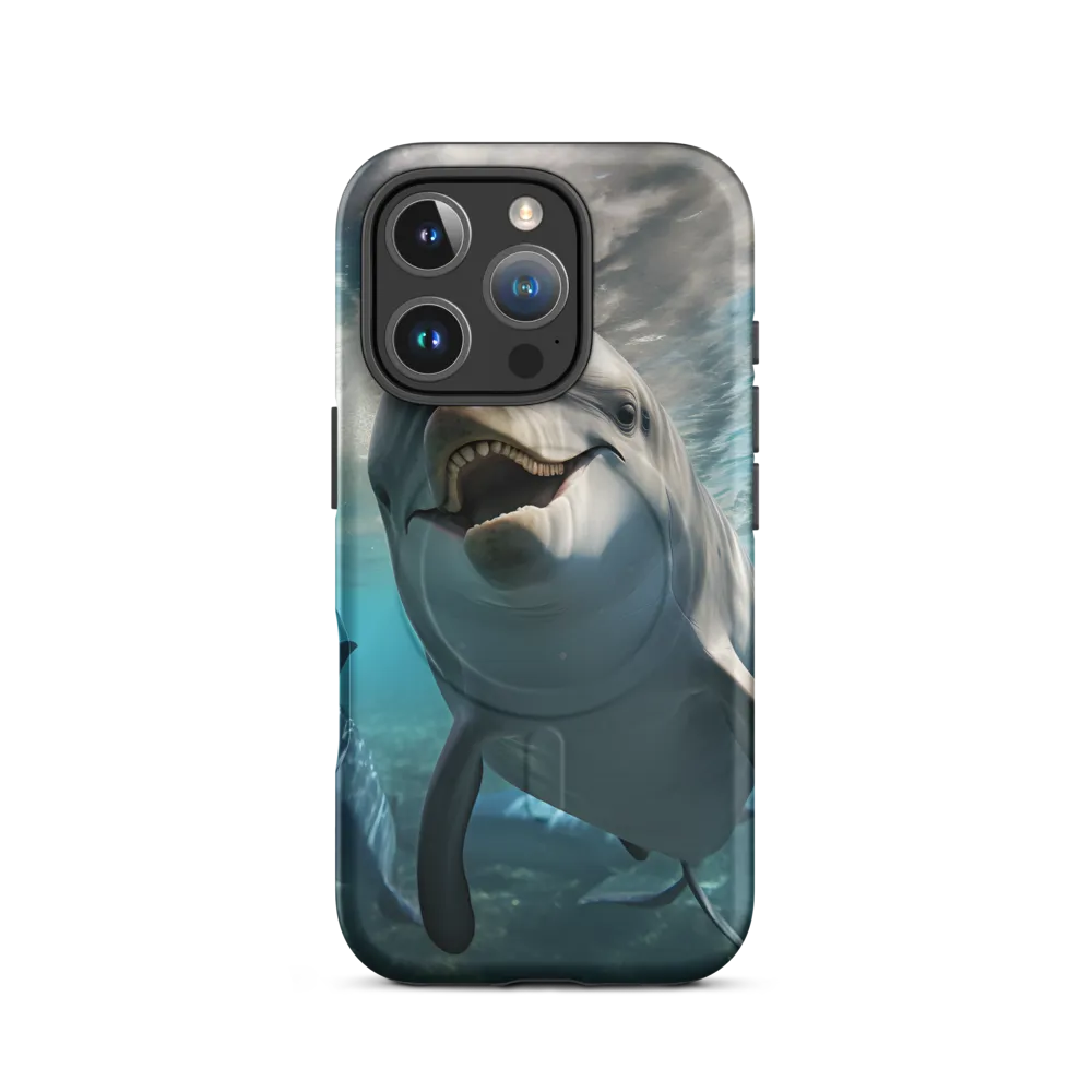 Beneath the Waves: A Dolphin's Dance