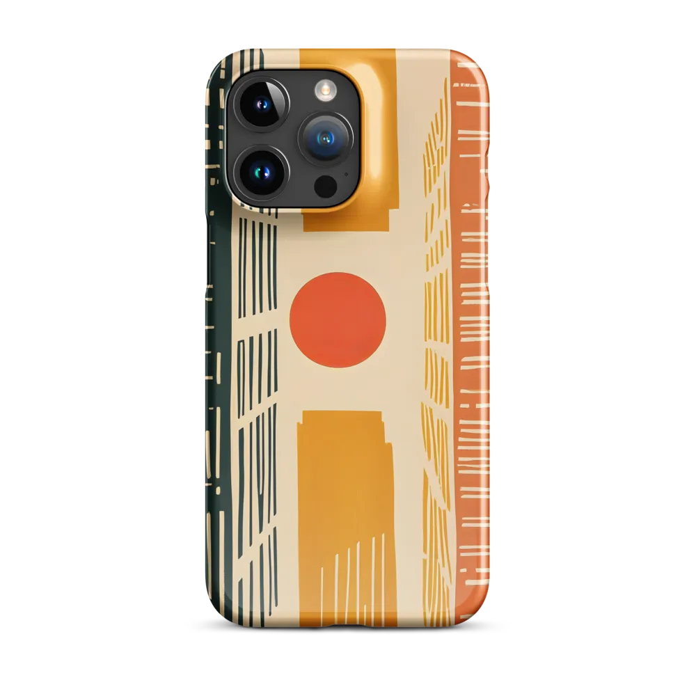 Urban Harmony: A Geometric Sunrise