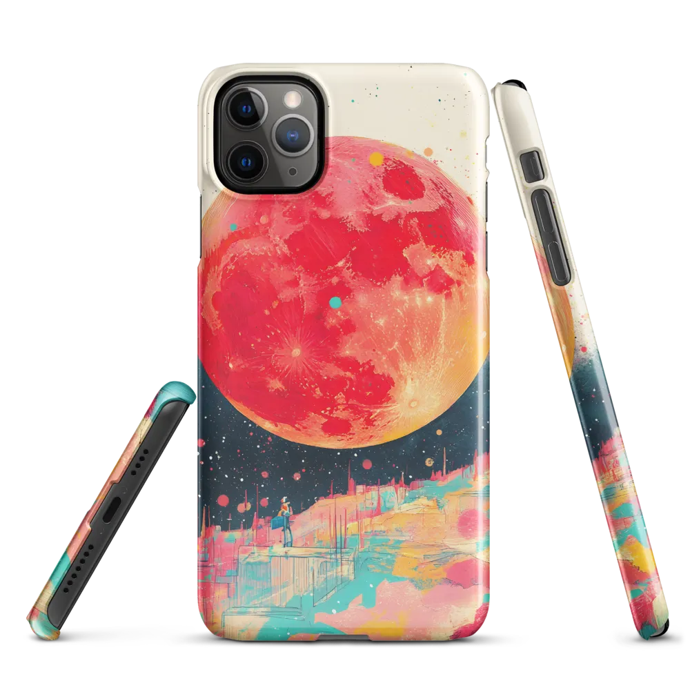 Crimson Dreams: A Lunar Exploration | Phone Case |  11 Pro Max | Snap Case | Glossy