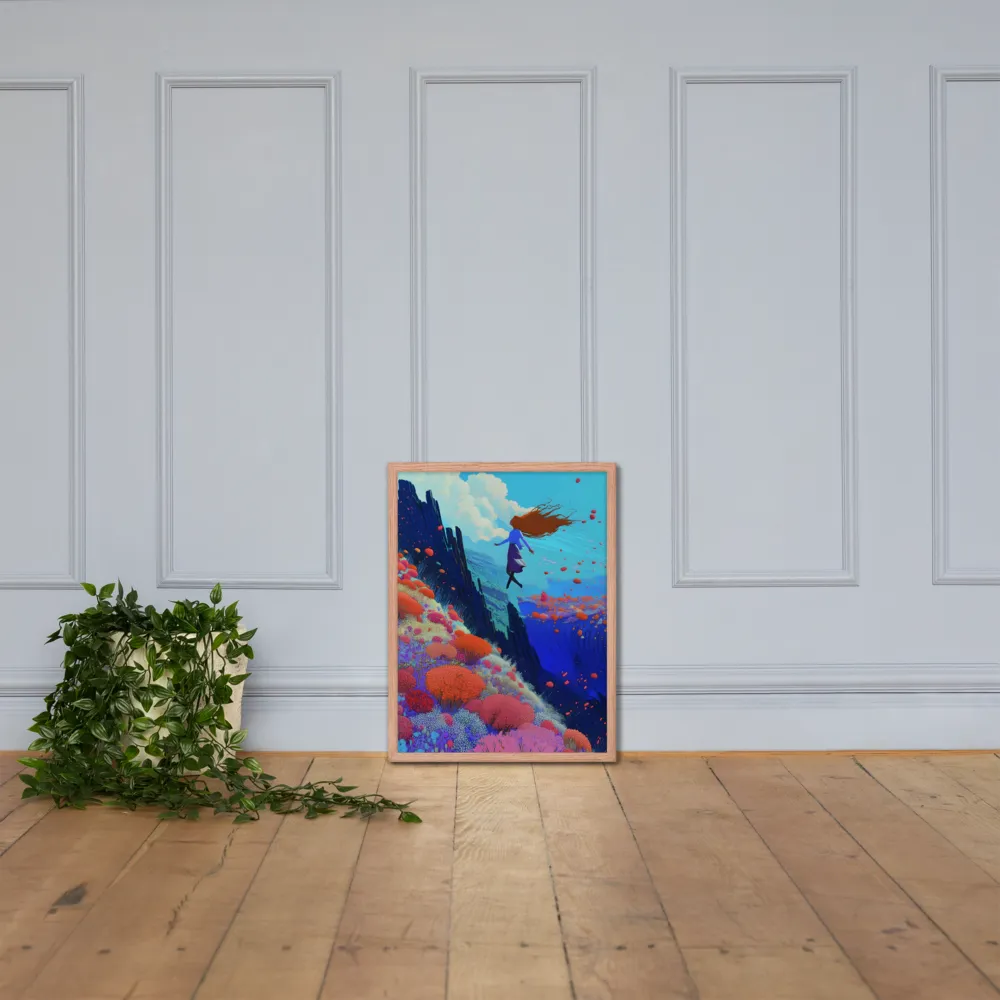 Whispers of Freedom | Poster with Red oak Frame | 18″×24″