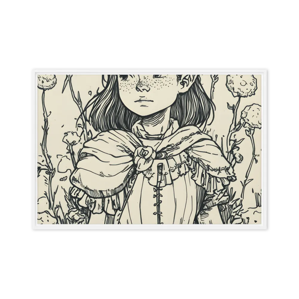 A Young Guardian of Nature | Canvas with White Frame | 24″×36″