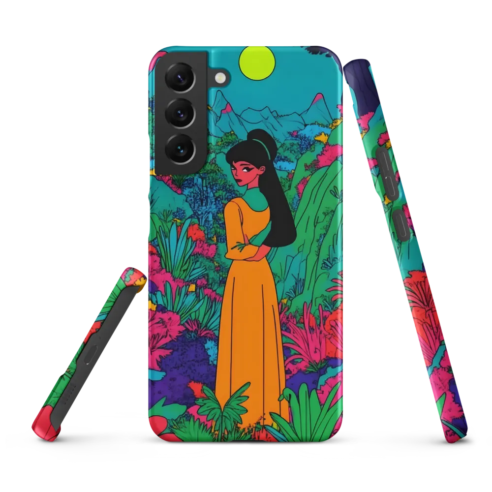 Ethereal Serenity in a Psychedelic Landscape