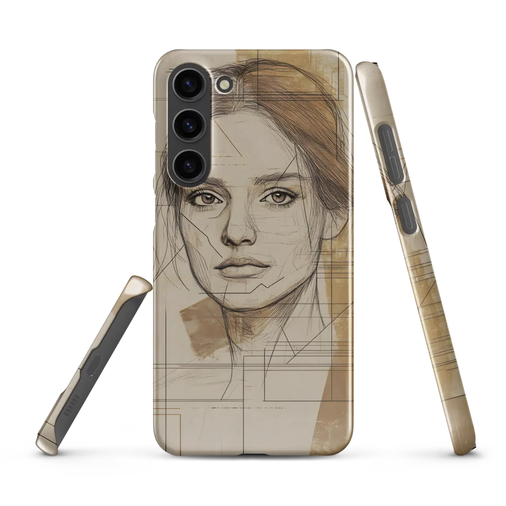 Geometric Elegance: A Modern Portrait