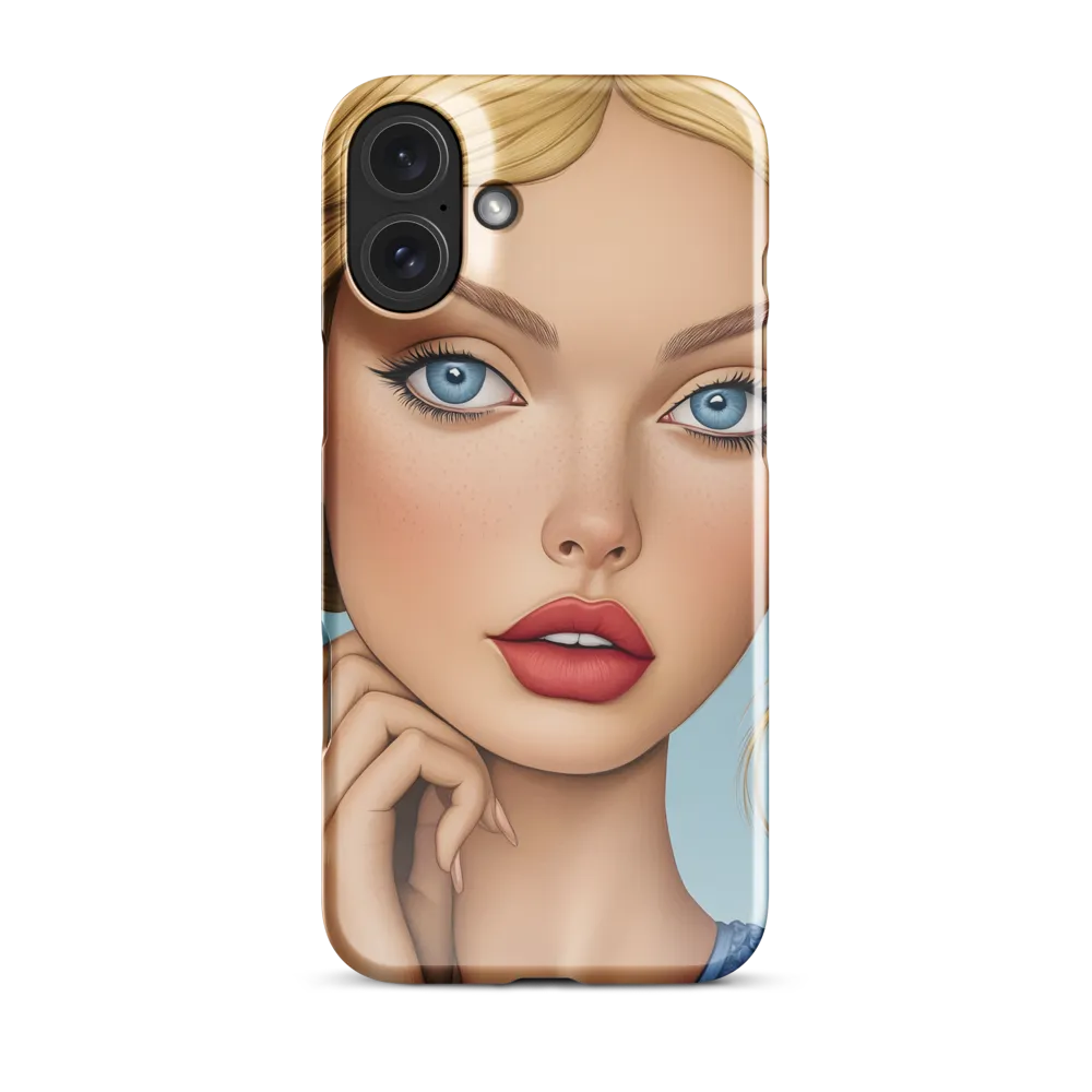Serenity in Blue | Phone Case |  16 Plus | Snap Case | Glossy