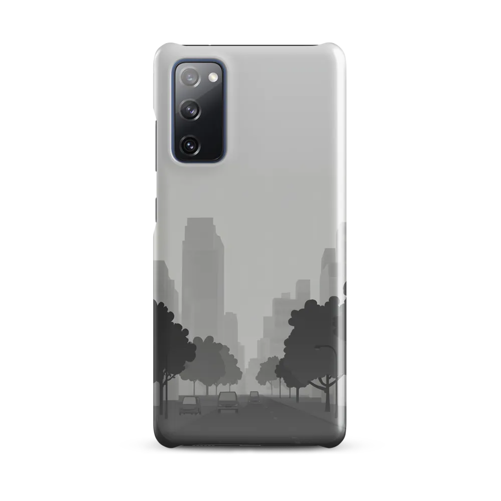 Avenue in Grayscale