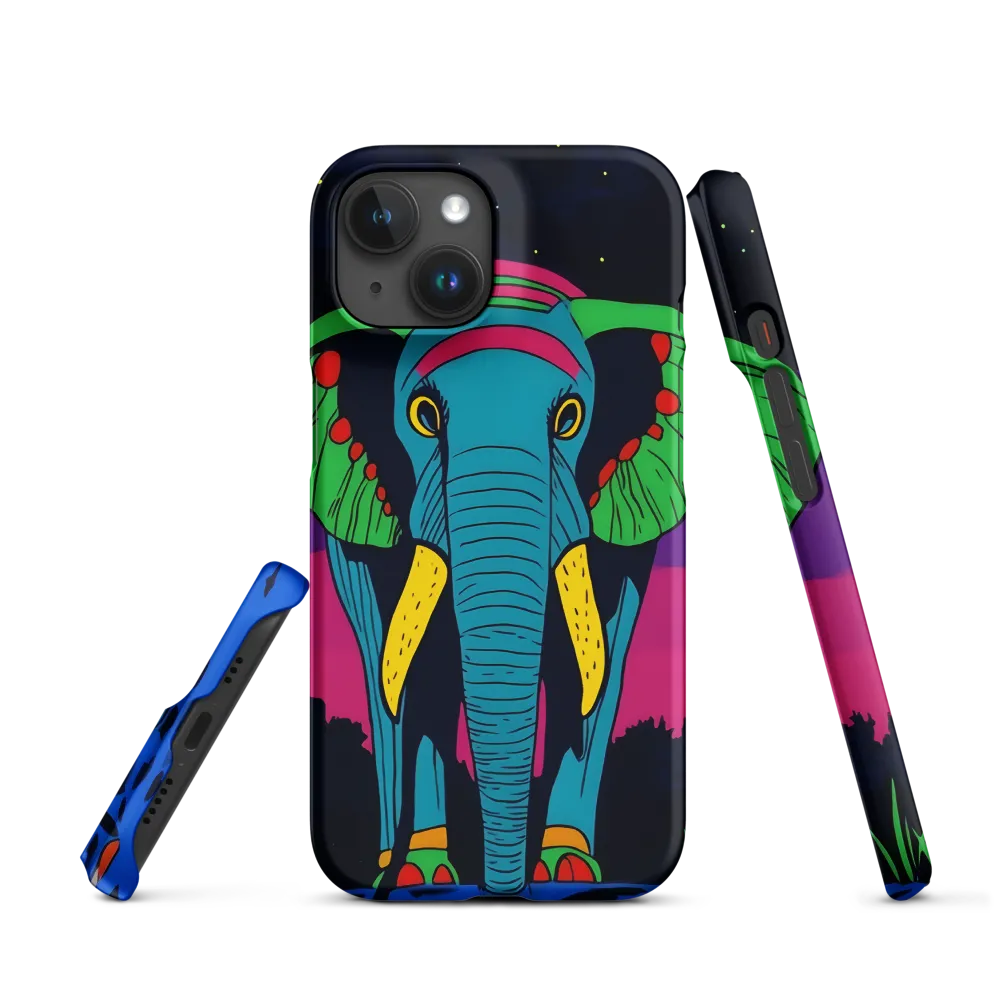 Whimsical Majesty: The Vibrant Elephant