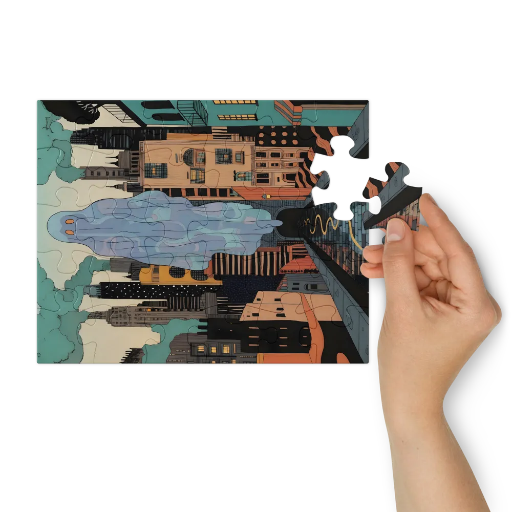 Canal Sentinel 
 Jigsaw Puzzle in Tin Box