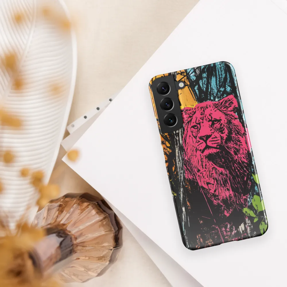 Fierce Vibrance: The Pink Lion