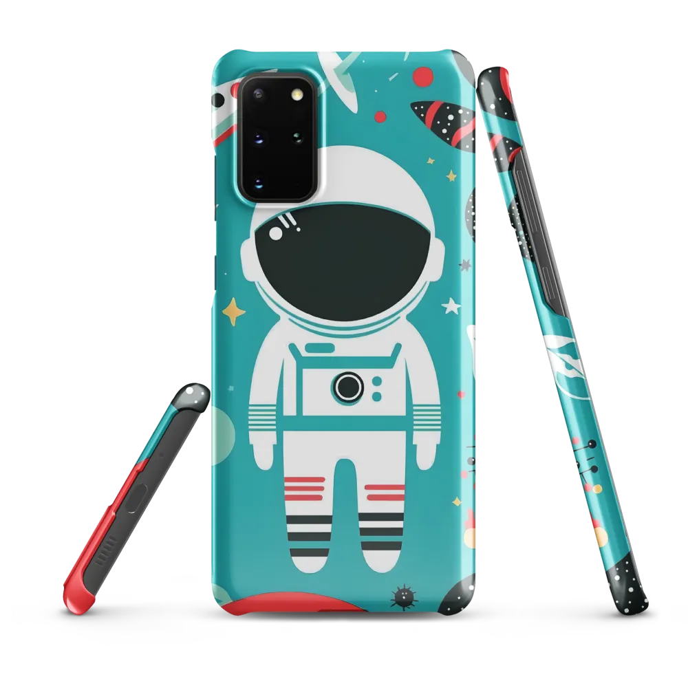 Whimsical Astronaut in Cosmic Wonderland