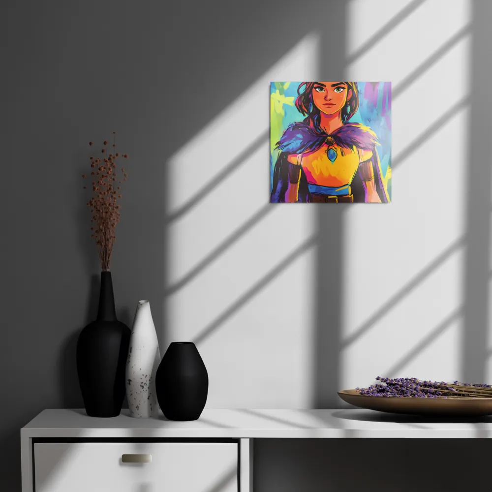 Guardian of Colors | Metal Print | 12″×12″