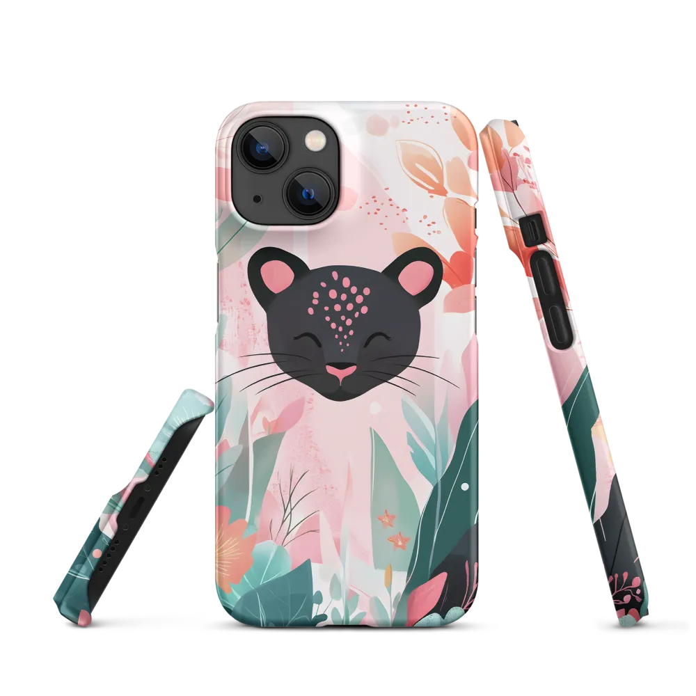 Whimsical Panther in Bloom
