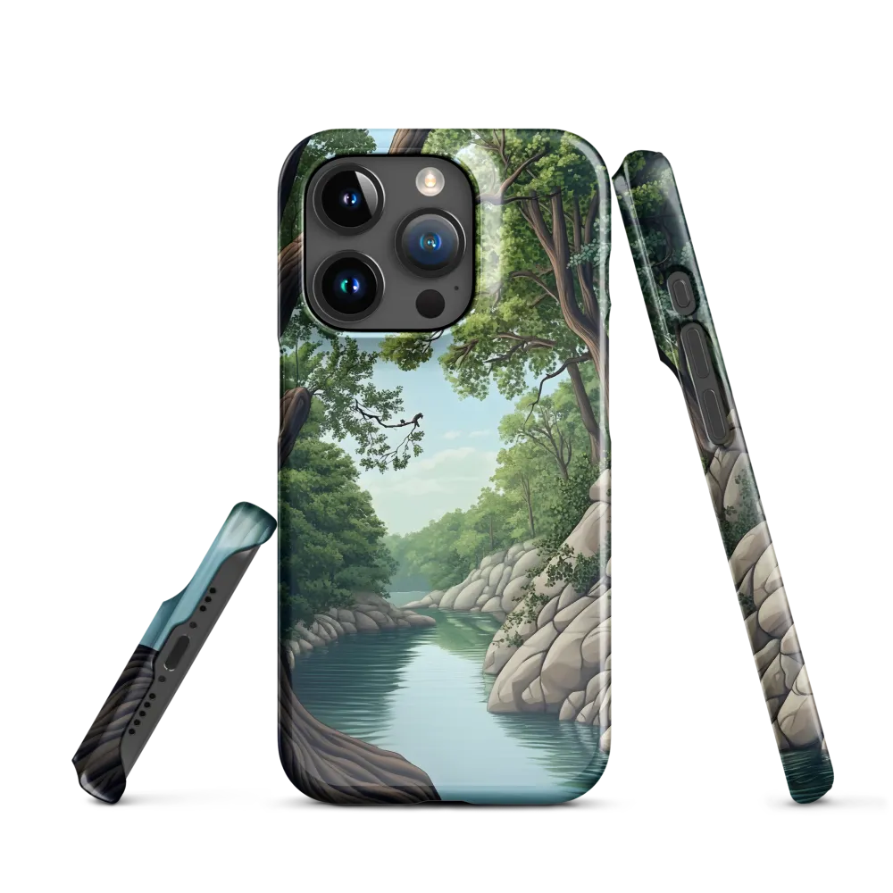 Tranquil Reflections: A Serene River Landscape