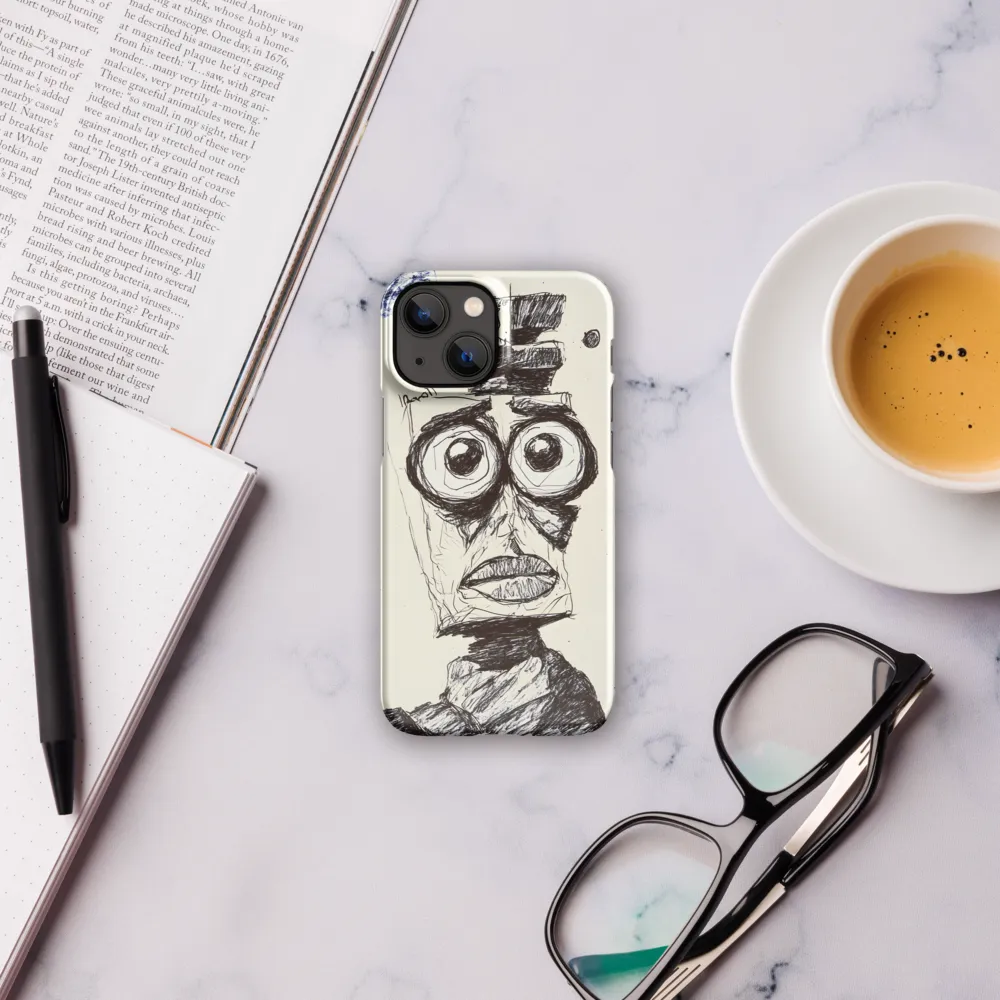 Abstract Surrealist Figure in Cubism | Phone Case |  13 Mini | Snap Case | Glossy