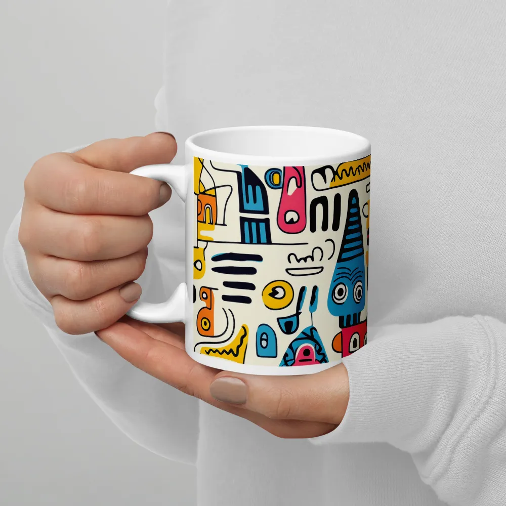 Vibrant Whimsy | Mug with White inside | 11 oz